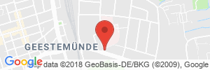 Position der Autogas-Tankstelle: Autofit-Carsch in 27574, Bremerhaven