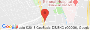 Position der Autogas-Tankstelle: ADA Autogascenter in 34127, Kassel