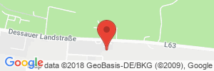 Position der Autogas-Tankstelle: HEM in 06385, Aken (Elbe)