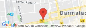 Position der Autogas-Tankstelle: Aral Tankstelle (LPG der Aral AG) in 64295, Darmstadt