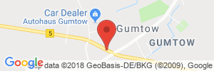 Position der Autogas-Tankstelle: Autohaus Dullin GmbH in 16866, Kyritz