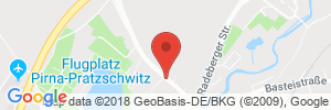 Position der Autogas-Tankstelle: Autohaus Zobjack GmbH in 01796, Pirna