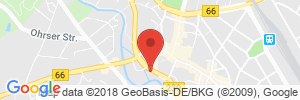 Position der Autogas-Tankstelle: Star-Tankstelle in 32791, Lage