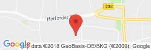 Position der Autogas-Tankstelle: Raiffeisen Lippe-Weser AG Lemgo in 32657, Lemgo