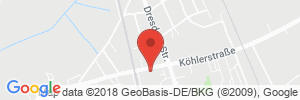 Position der Autogas-Tankstelle: Autohaus Weinböhla in 01689, Weinböhla