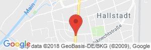 Position der Autogas-Tankstelle: bft Tankstelle Walther in 96103, Hallstadt