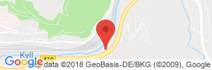 Position der Autogas-Tankstelle: Aral Tankstelle Susanne Ongsiek in 54568, Gerolstein