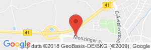 Position der Autogas-Tankstelle: Aral Tankstelle Otto Hofferberth KG in 55566, Bad Sobernheim