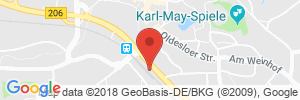 Position der Autogas-Tankstelle: STAR Tankstelle Andre Gohert-Pawletta in 23795, Bad Segeberg