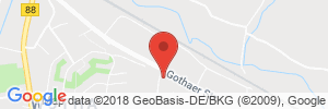 Position der Autogas-Tankstelle: bft Tankstelle Günther Tank GmbH in 99848, Wutha-Farnroda