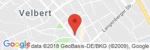 Position der Autogas-Tankstelle: Total Tankstelle in 42549, Velbert