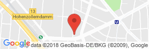 Position der Autogas-Tankstelle: Shell Station in 10713, Berlin