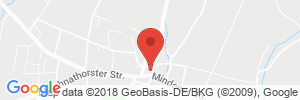 Position der Autogas-Tankstelle: Tankstelle Schnathorst (Q1) in 32609, Hüllhorst-Schnathorst