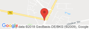 Position der Autogas-Tankstelle: Shell in 23869, Elmenhorst