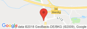 Position der Autogas-Tankstelle: Shell Tankstelle in 56743, Mendig