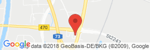 Position der Autogas-Tankstelle: Aral Tankstelle in 91301, Forchheim