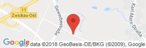 Position der Autogas-Tankstelle: Total-Tankstelle in 08134, Härtensdorf