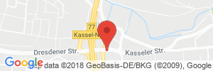 Position der Autogas-Tankstelle: Shell Tankstelle in 34266, Niestetal