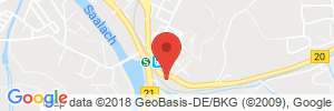 Position der Autogas-Tankstelle: Aral in 83435, Bad Reichenhall