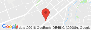 Position der Autogas-Tankstelle: Shell Tankstelle in 33175, Bad Lippspringe