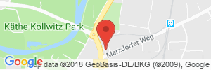 Position der Autogas-Tankstelle: Aral in 03042, Cottbus