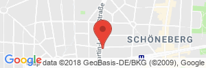 Position der Autogas-Tankstelle: Esso (BarMalGas) in 10779, Berlin