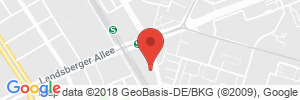 Position der Autogas-Tankstelle: Total-Tankstelle in 10369, Berlin