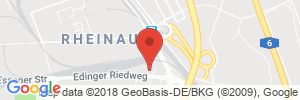 Position der Autogas-Tankstelle: Total-Tankstelle in 68219, Mannheim