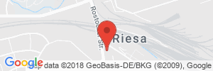 Position der Autogas-Tankstelle: Star-Tankstelle in 01587, Riesa