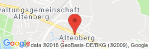 Position der Autogas-Tankstelle: Star-Tankstelle in 01773, Altenberg