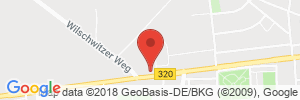 Position der Autogas-Tankstelle: Star-Tankstelle in 03172, Guben