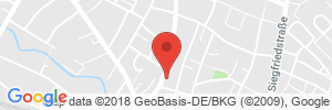 Position der Autogas-Tankstelle: Star-Tankstelle in 32756, Detmold