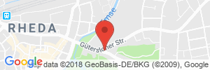 Position der Autogas-Tankstelle: Star-Tankstelle in 33378, Rheda-Wiedenbrück