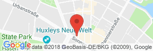 Position der Autogas-Tankstelle: Esso-Tankstelle (BarMalGas) in 12047, Berlin