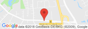 Position der Autogas-Tankstelle: HIRO Automarkt GmbH in 26125, Oldenburg