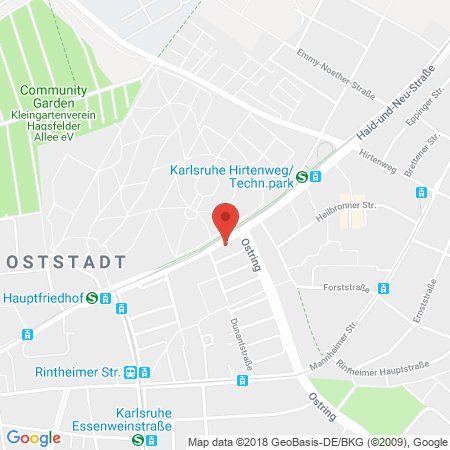 Standort der Tankstelle: ARAL Tankstelle in 76131, Karlsruhe