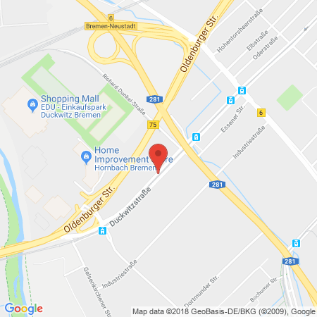 Standort der Autogas Tankstelle: Taxi Roland GmbH in 28199, Bremen-Neustadt