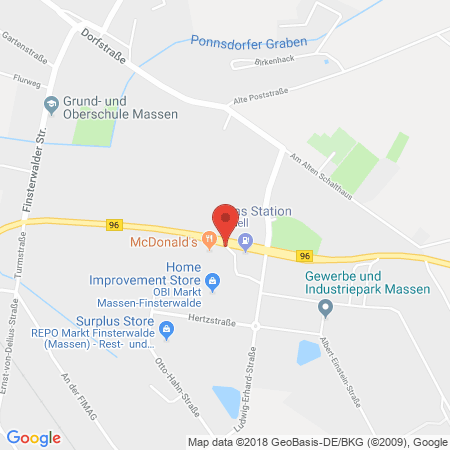 Standort der Tankstelle: Shell Tankstelle in 03238, Massen-Niederlausitz