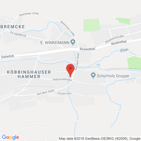 Position der Autogas-Tankstelle: Avia Xpress Tankstelle in 58840, Plettenberg