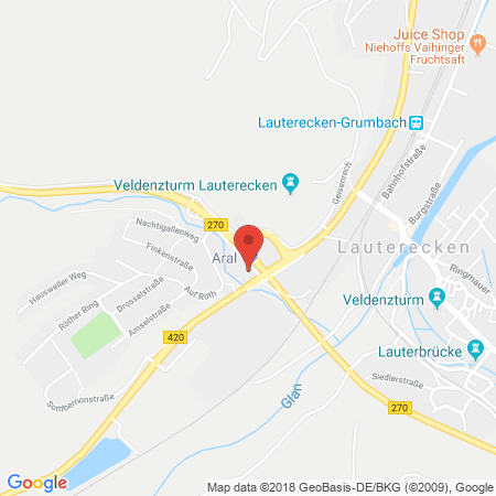 Standort der Tankstelle: ARAL Tankstelle in 67742, Lauterecken