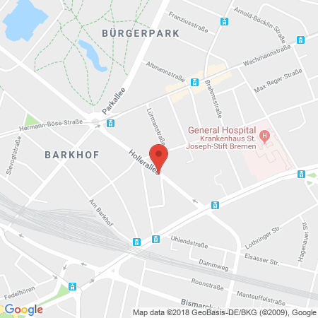Position der Autogas-Tankstelle: Star Tankstelle in 28209, Bremen