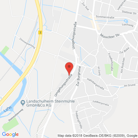 Position der Autogas-Tankstelle: AVIA Tankstelle in 35043, Marburg-cappel