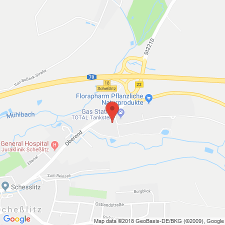 Standort der Tankstelle: TotalEnergies Tankstelle in 96110, Schesslitz
