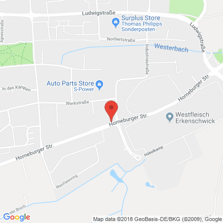 Position der Autogas-Tankstelle: Shell Tankstelle in 45739, Oer-erkenschwick