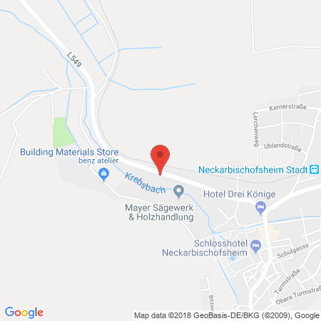 Standort der Tankstelle: TotalEnergies Tankstelle in 74924, Neckarbischofsheim