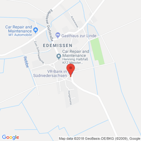 Position der Autogas-Tankstelle: Vr-bank In Südniedersachsen Eg in 37574, Edemissen