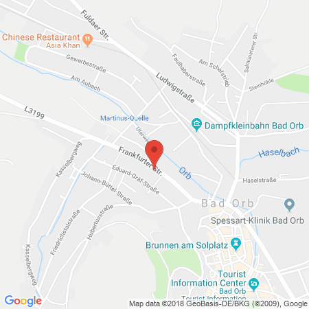 Standort der Tankstelle: ARAL Tankstelle in 63619, Bad Orb