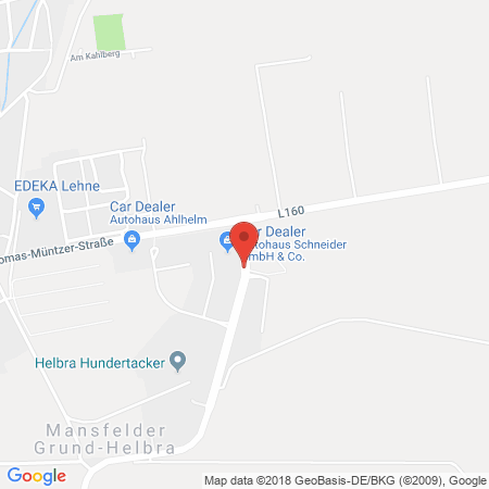 Position der Autogas-Tankstelle: Autohaus Andreas Ahlhelm e. K. in 06311, Helbra
