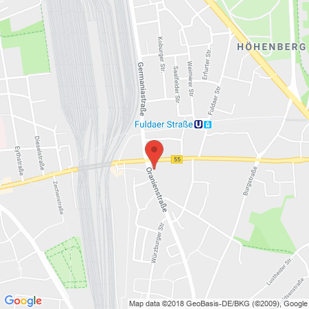 Position der Autogas-Tankstelle: JET Tankstelle in 51103, Koeln