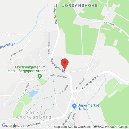 Position der Autogas-Tankstelle: Star Tankstelle in 37444, Sankt  Andreasberg